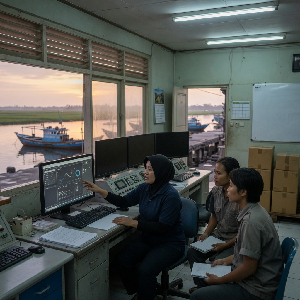 Wamenaker Aplikasi Dermaga Tingkatkan Efisiensi dan Transparansi koperasi TKBM